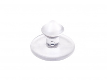 Пластиковая бестравматическая кнопка (пуговица) для резинового ремня